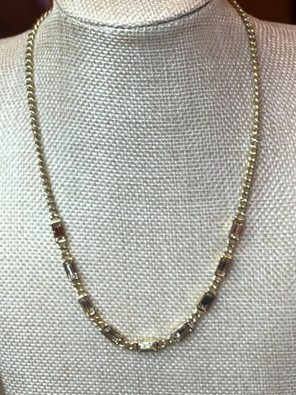 Lauren Ralph Lauren Gold Multicolor Crystal Necklace